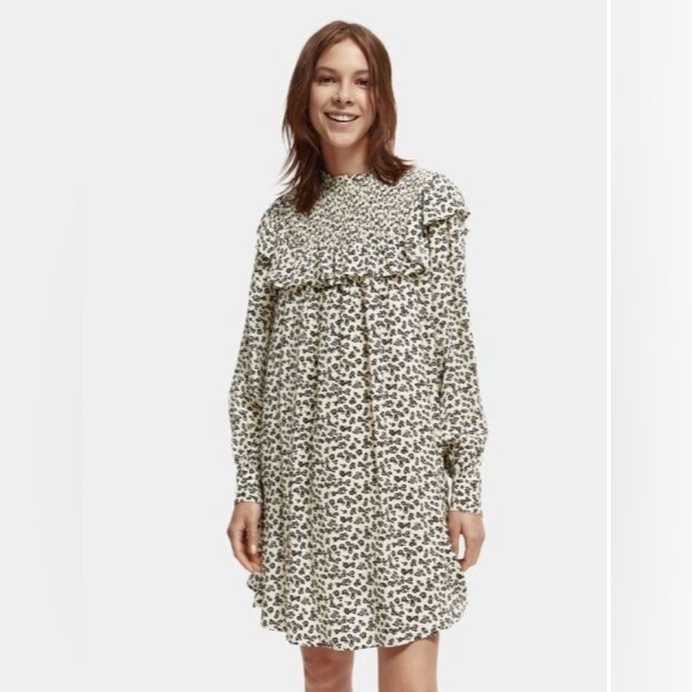 Scotch & Soda Black and White Dress